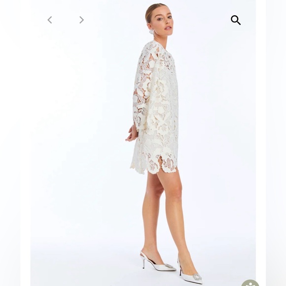 NWT 400.00 MESTIZA Mira Lace Mini Dress SMALL - Picture 3 of 6